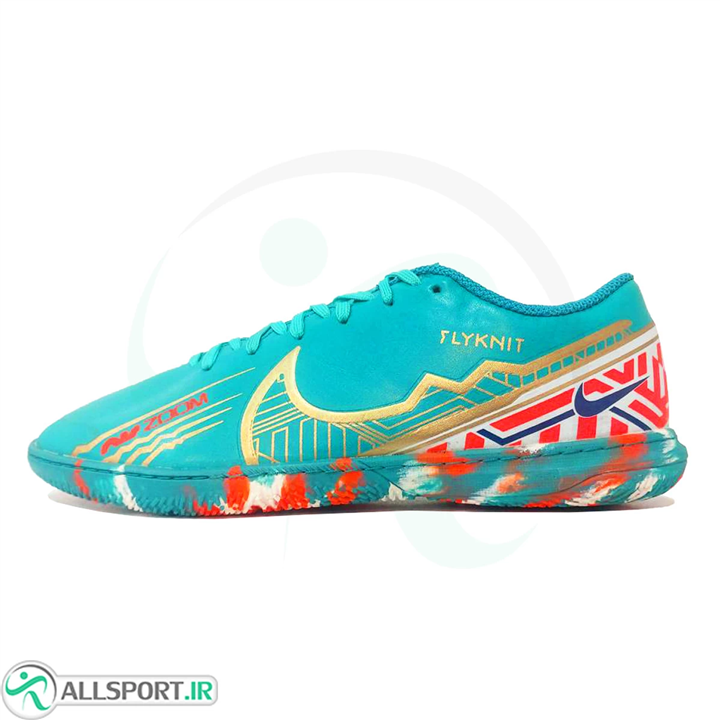 کفش فوتسال نایک مرکوریال ایرزوم طرح اصلی Nike Mercurial Air Zoom IC Green Gold